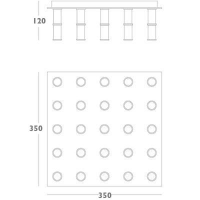 Потолочный светильник Meurice Flush Mount Ceiling Light в Омске