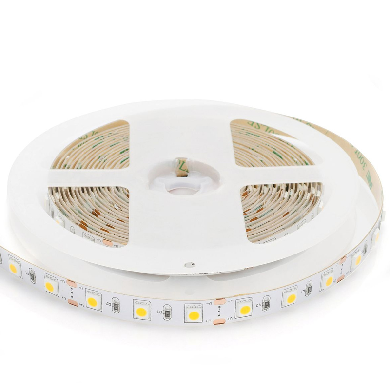 Светодиодная лента 14,4W/m 60LED/m 5050SMD теплый белый Белый в Омске | Loft Concept 