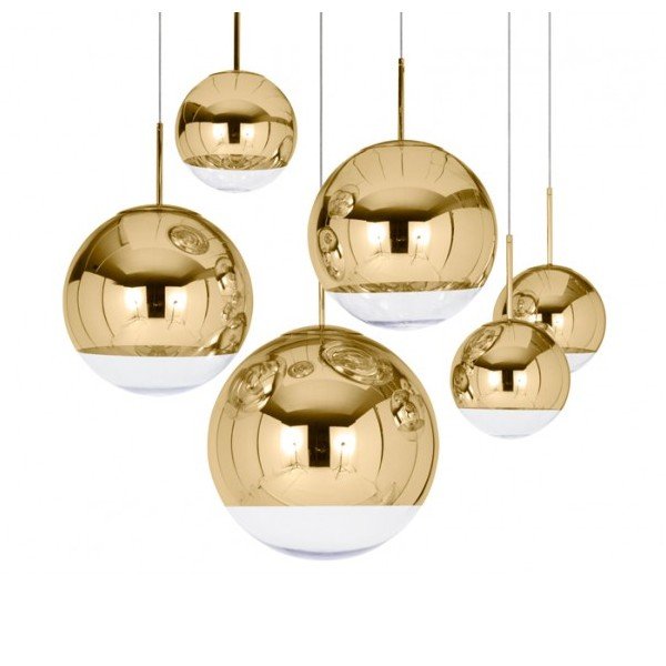 Подвесной светильник Mirror Ball Gold Золотой в Омске | Loft Concept 