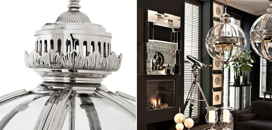 Люстра Lantern Residential Nickel L - Loft-Concept в Омске