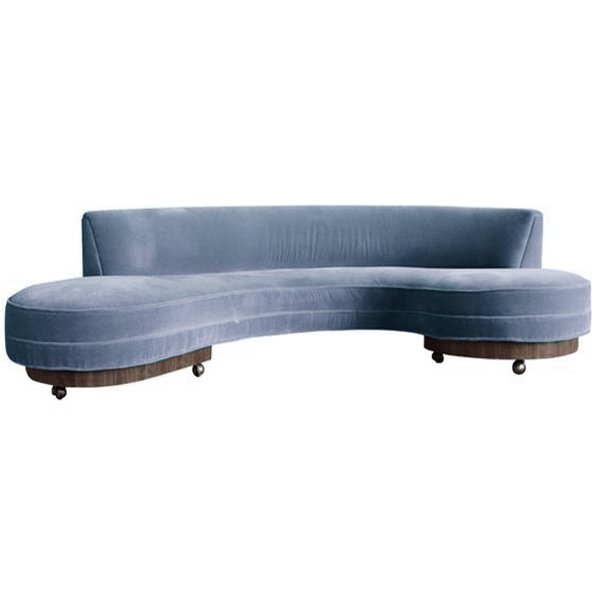 Early Vladimir Kagan Sofa Сизый в Омске | Loft Concept 