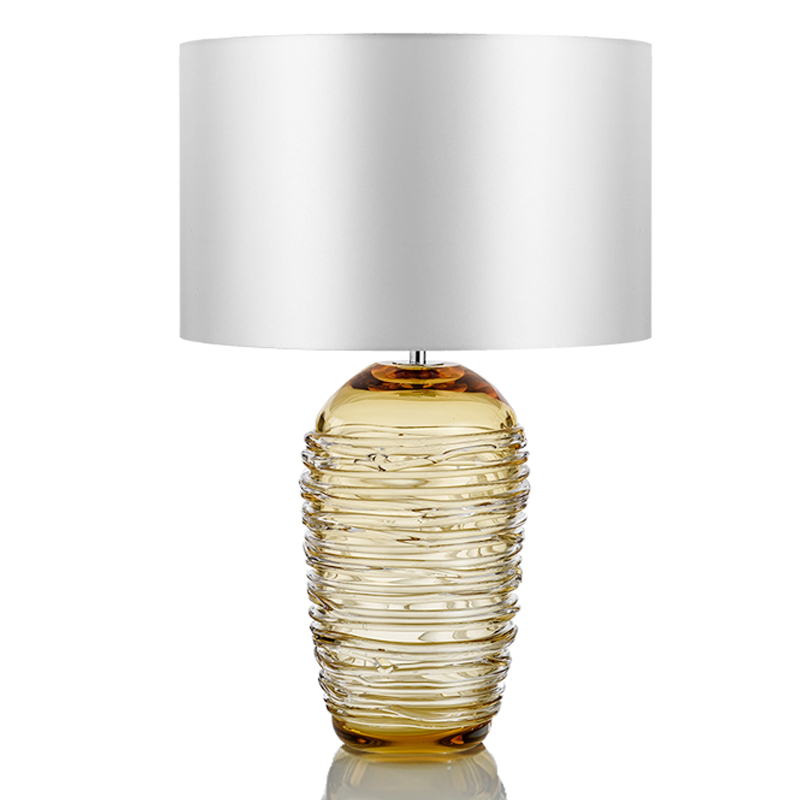 Настольная лампа Porta Romana GLB32 GLASS THREAD LAMP Amber Янтарь (Amber) Молочный в Омске | Loft Concept 