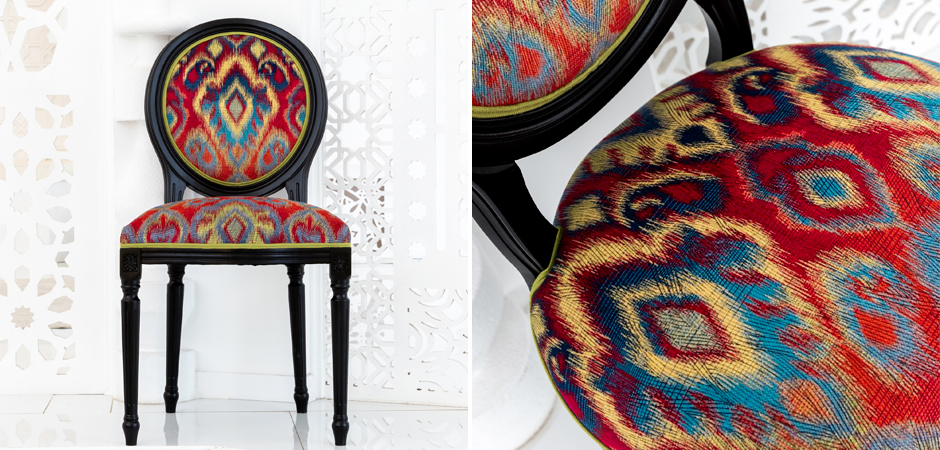 Стул Ikat Pattern Черный Стул Ikat Pattern Черный - Loft-Concept в Омске