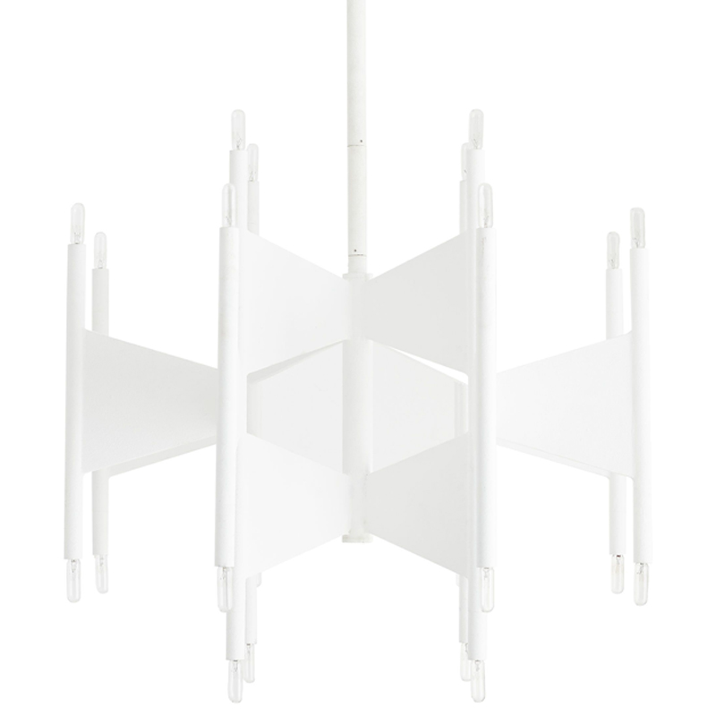 Люстра Arteriors DESKINS CHANDELIER Белый в Омске | Loft Concept 