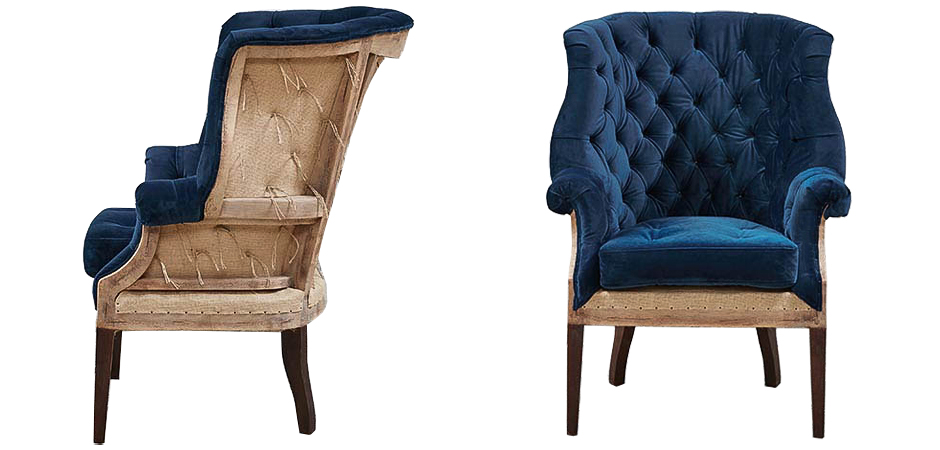 Кресло Gamilton Armchair Blue Кресло Gamilton Armchair Blue - Loft-Concept в Омске