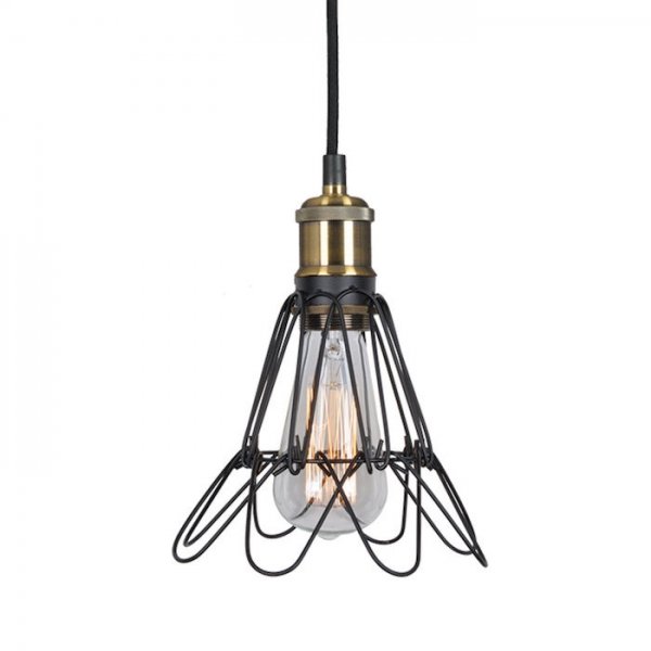 Подвесной светильник Cage Filament Pendant  в Омске | Loft Concept 