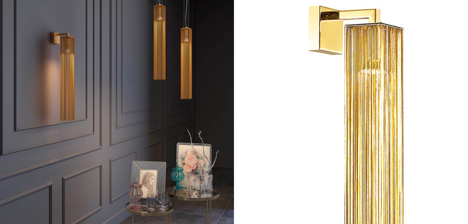 Бра Atlantis Chain Gold One Sconces Бра Atlantis Chain Gold One Sconces - Loft-Concept в Омске