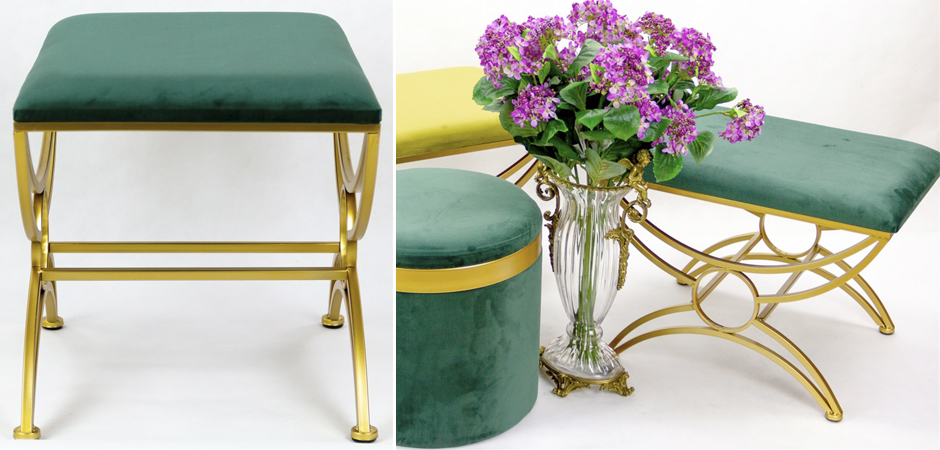Пуф Art Deco Shapes Emerald Пуф Art Deco Shapes Emerald - Loft-Concept в Омске