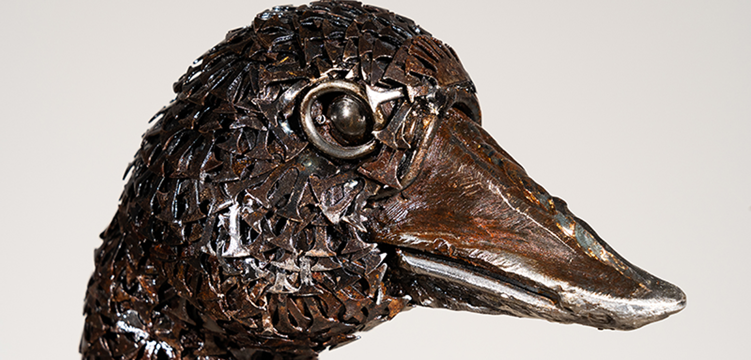 Статуэтка из стали Гусь - фото №1