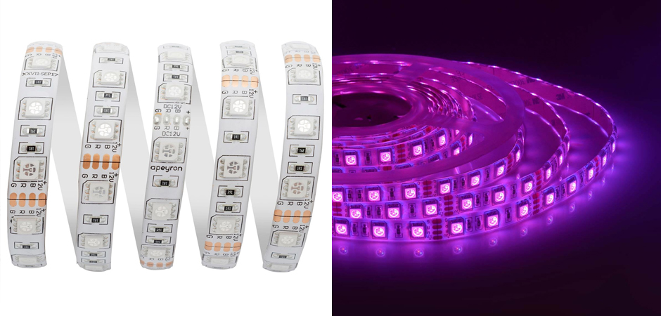 Светодиодная влагозащищенная лента 14,4W/m 60Led/m 5050SMD разноцветная 1M Светодиодная влагозащищенная лента 14,4W/m 60Led/m 5050SMD разноцветная 1M - Loft-Concept в Омске