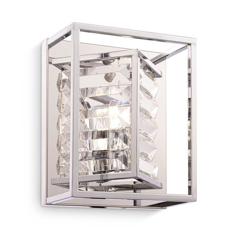 Бра Algernon Light Sconce chrome Хром в Омске | Loft Concept 