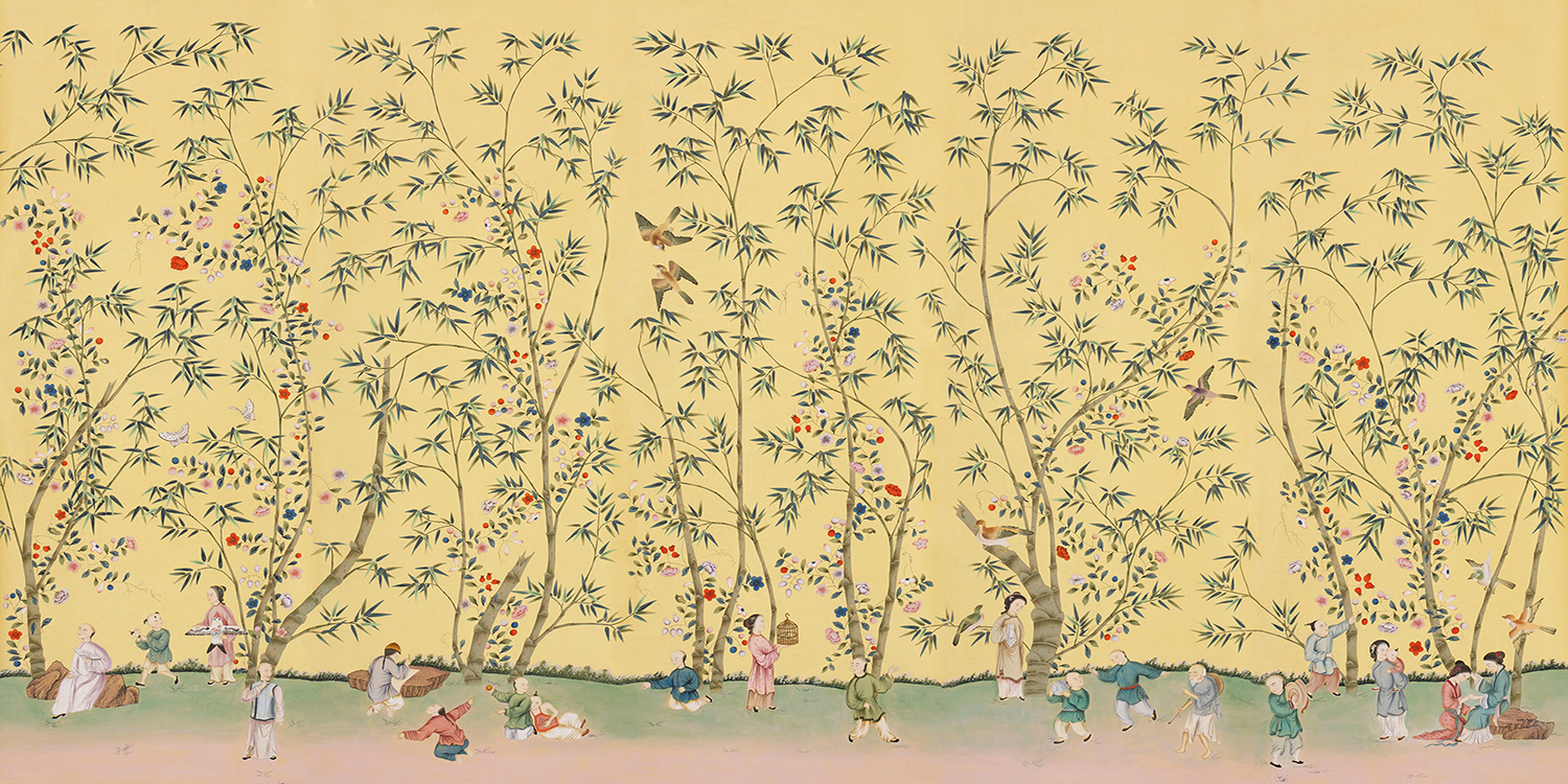 Обои ручная роспись Belton Yellow - фото