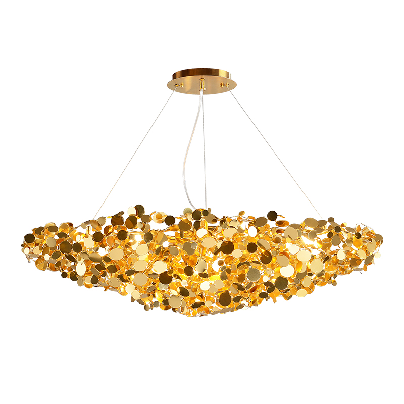 Люстра Godfreet Gold Chandelier Золотой в Омске | Loft Concept 