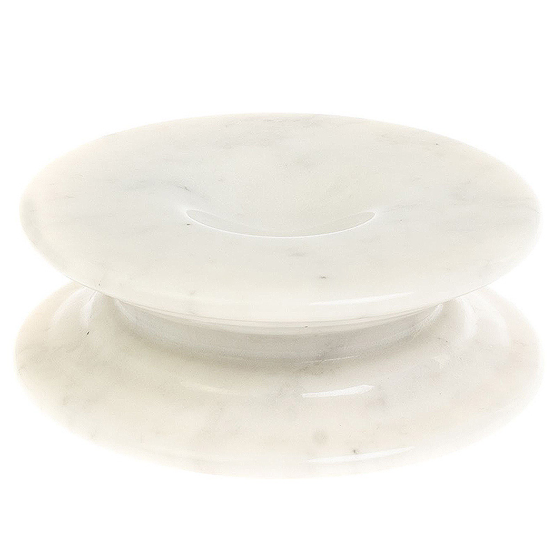 Подставка под шар из натурального камня Мрамор Белый Natural Stone Sphere Stands Белый Мрамор Bianco Подставка под шар из натурального камня Мрамор Белый Natural Stone Sphere Stands Белый Мрамор Bianco в Омске | Loft Concept