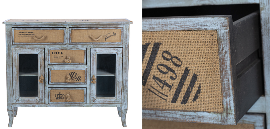 Комод в стиле прованс Beige-Blue Provence Комод в стиле прованс Beige-Blue Provence - Loft-Concept в Омске