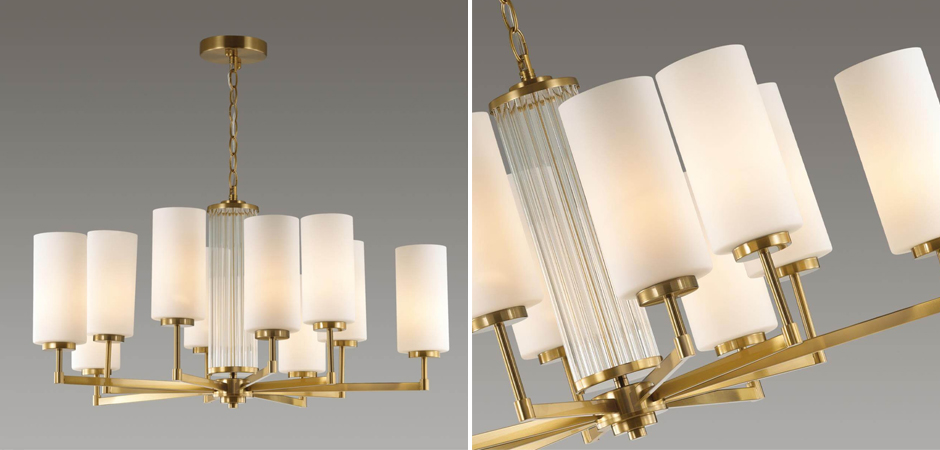 Люстра Pillars на 10 ламп - Loft-Concept в Омске