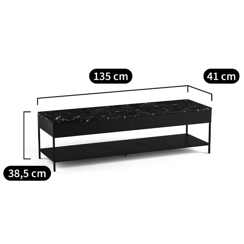 ТВ-тумба с мраморной столешницей Vayo Marble TV Stand в Омске