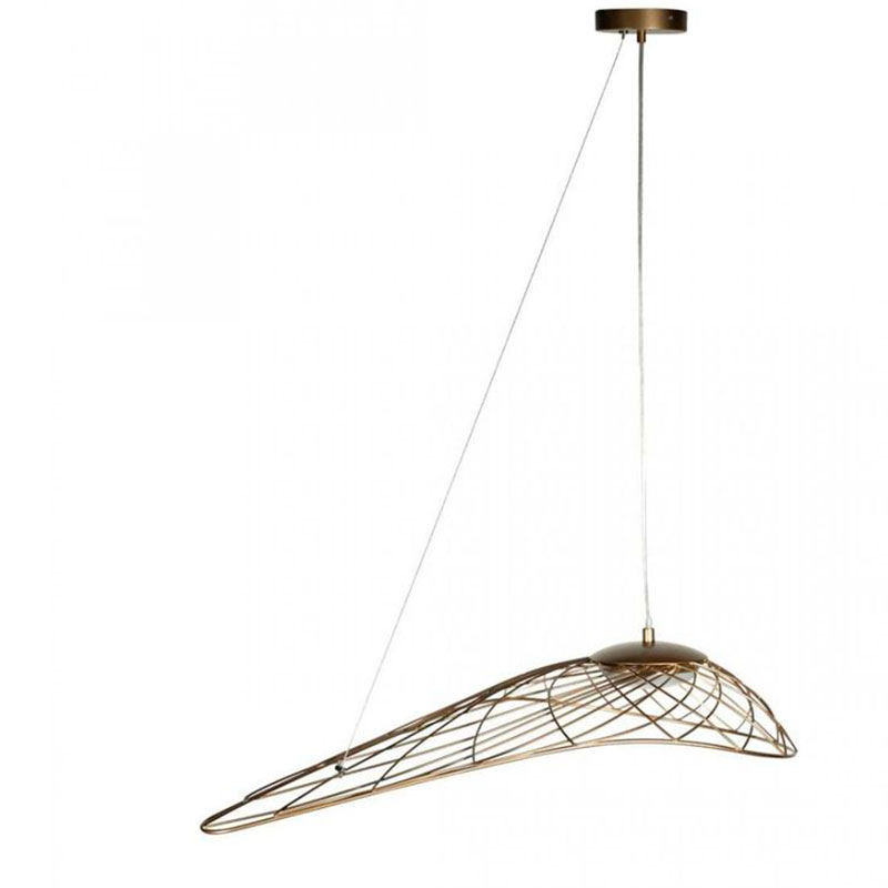 Светильник подвесной Friture Vertigo Pendant Gold 57 см Золотой в Омске | Loft Concept 