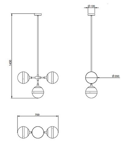 Люстра Peggy Futura lamp III Hangar Design в Омске