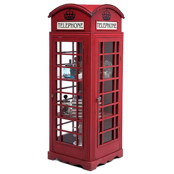 Витрина "Телефонная будка" London telephone box Красный (Red) в Омске | Loft Concept 