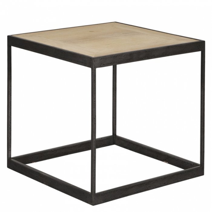 Приставной столик Industrial Oak Side Table  в Омске | Loft Concept 