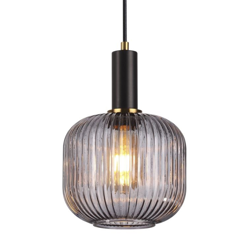 Подвесной светильник Ferm Living chinese lantern Gray Серый (Gray) Черный в Омске | Loft Concept 