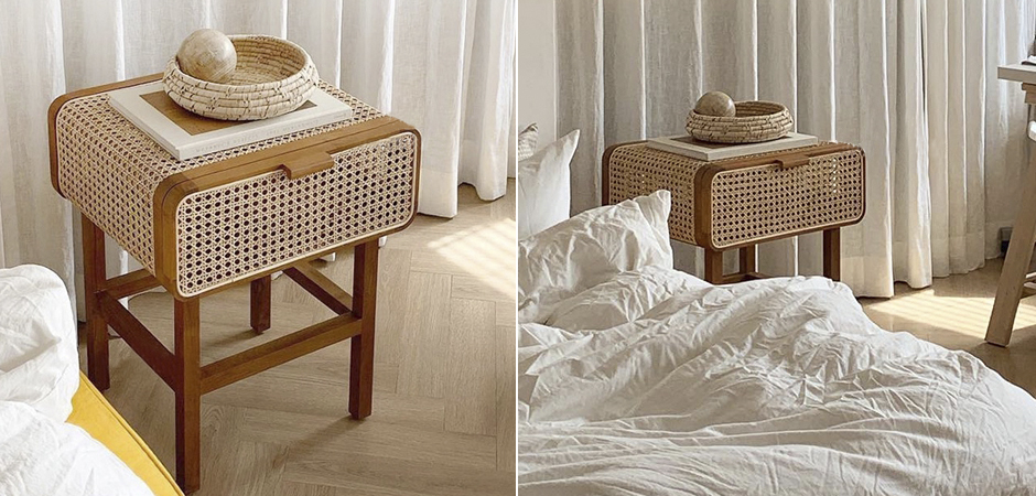 Тумба Rattan Mesh Nightstand Тумба Rattan Mesh Nightstand - Loft-Concept в Омске