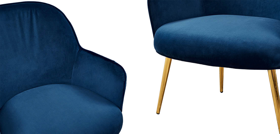 Кресло Waldeck Chair Blue Кресло Waldeck Chair Blue - Loft-Concept в Омске