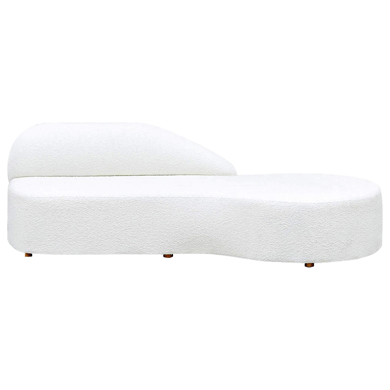 Диван Elsie White Boucle Sofa Белый в Омске | Loft Concept 