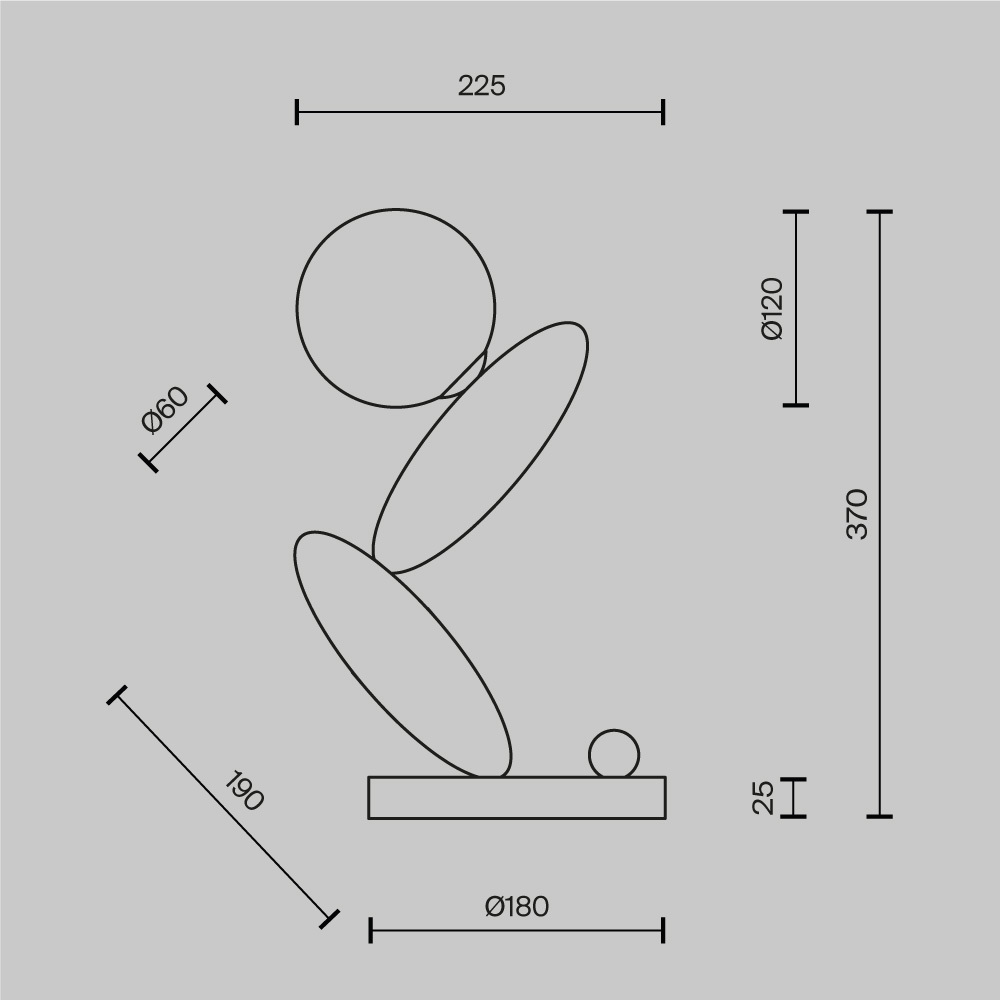 Настольный светильник Resonance 3000К 6Вт в Омске