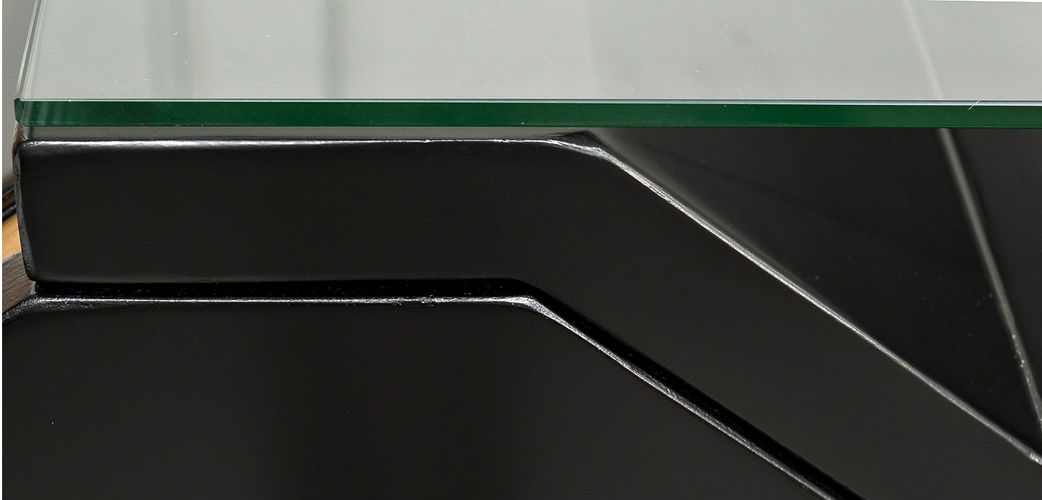 Комод геометрический декор Mosaik Chest of drawers Черный - фото №3