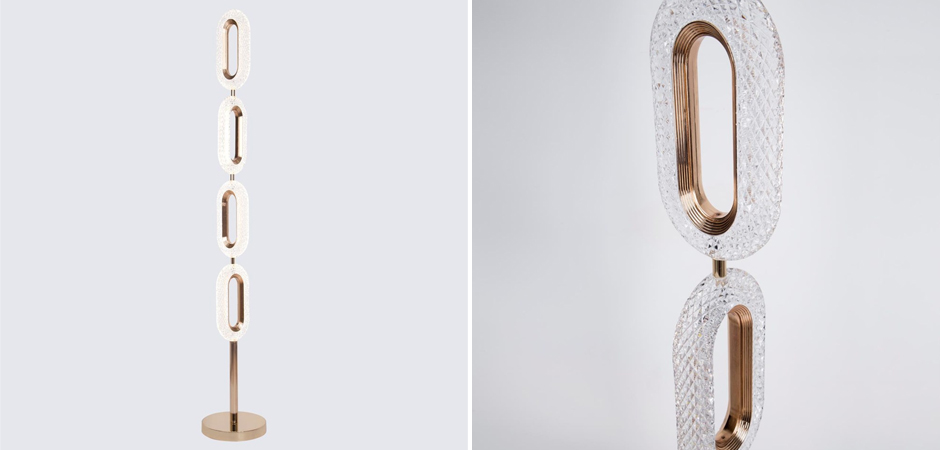 Напольный светильник Oculus Lights Золото - Loft-Concept в Омске