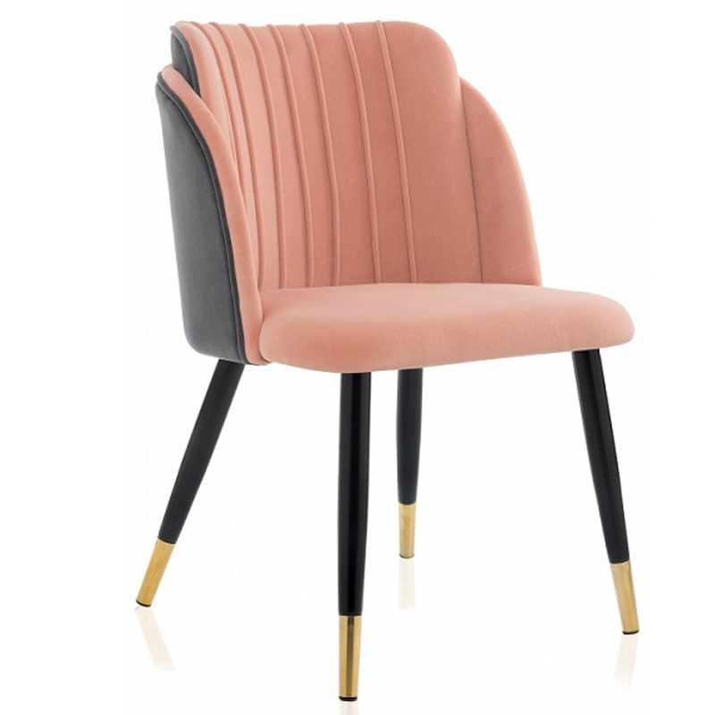 Стул Alester Chair pink Розовый (Rose) Серый (Gray) в Омске | Loft Concept 