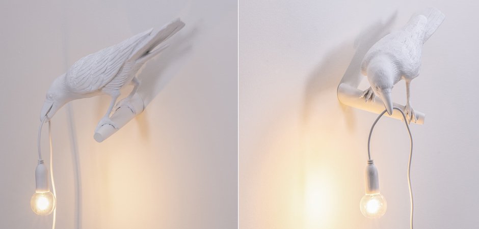 Бра Seletti Bird Lamp White Looking Бра Seletti Bird Lamp White Looking - Loft-Concept в Омске
