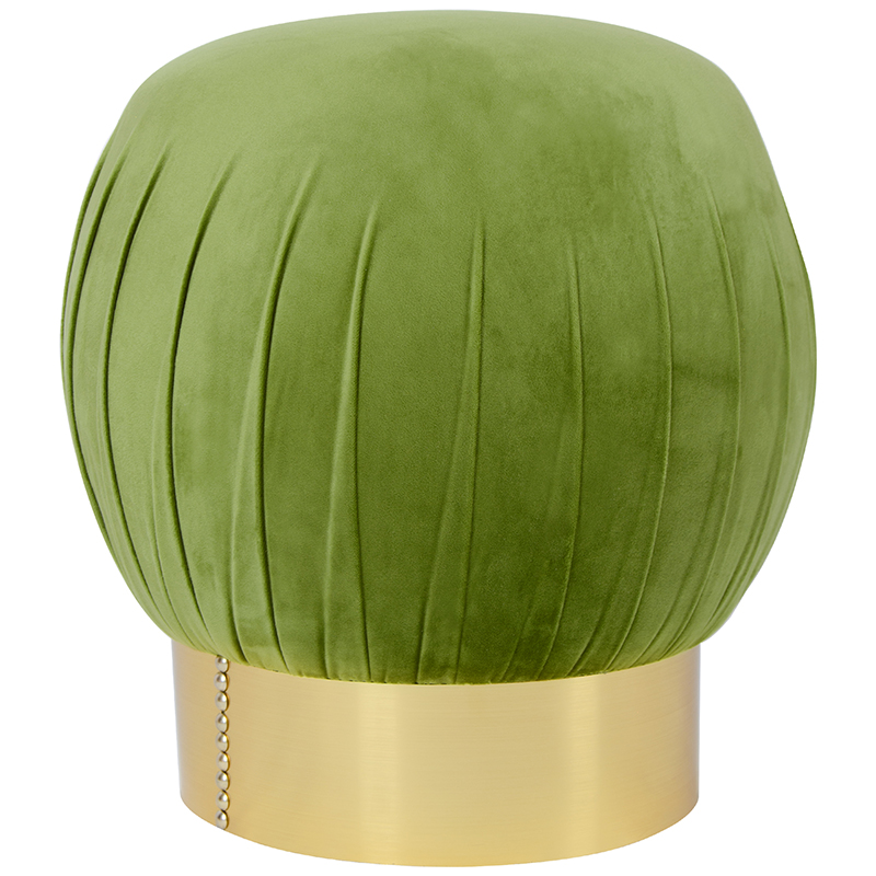 Оттоманка Art Deco Turban green Золотой Зеленый смок в Омске | Loft Concept 