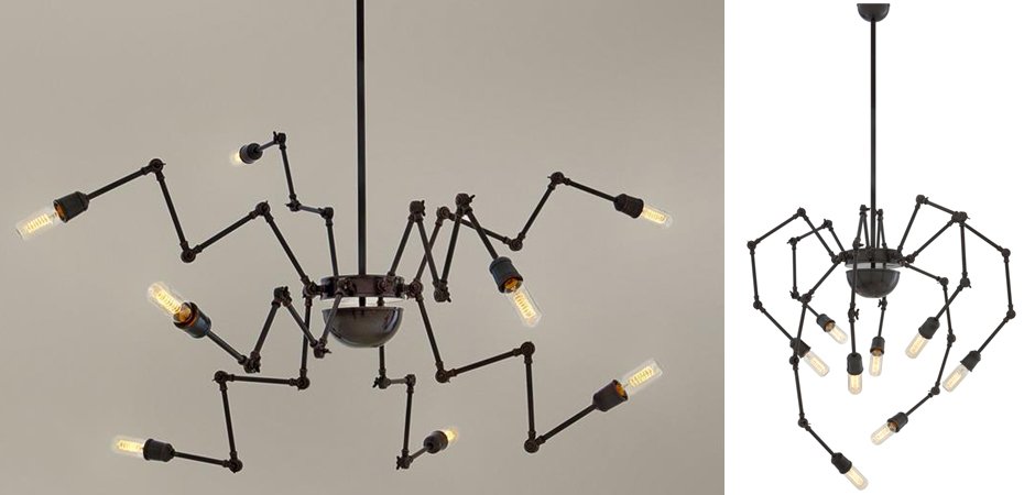 Люстра Eichholtz Ceiling Lamp Spider - Loft-Concept в Омске