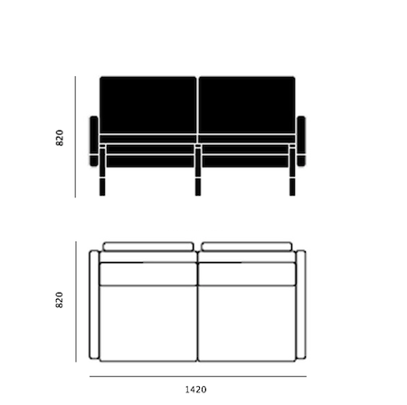 Диван PK31 2 Seat в Омске