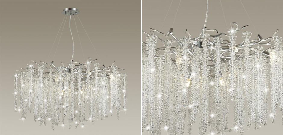 Люстра Fairy Tree Silver на 14 ламп Люстра Fairy Tree Silver на 14 ламп - Loft-Concept в Омске