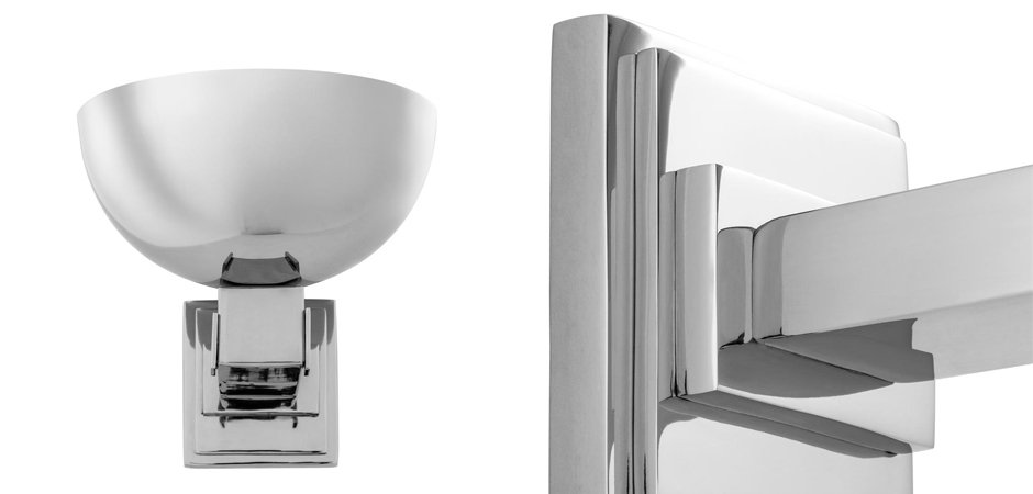 Бра Eichholtz Wall Lamp Haussman Nickel - Loft-Concept в Омске