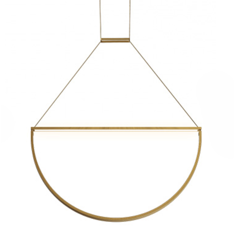 Подвесной светильник Solana Hanging lamp Золотой в Омске | Loft Concept 