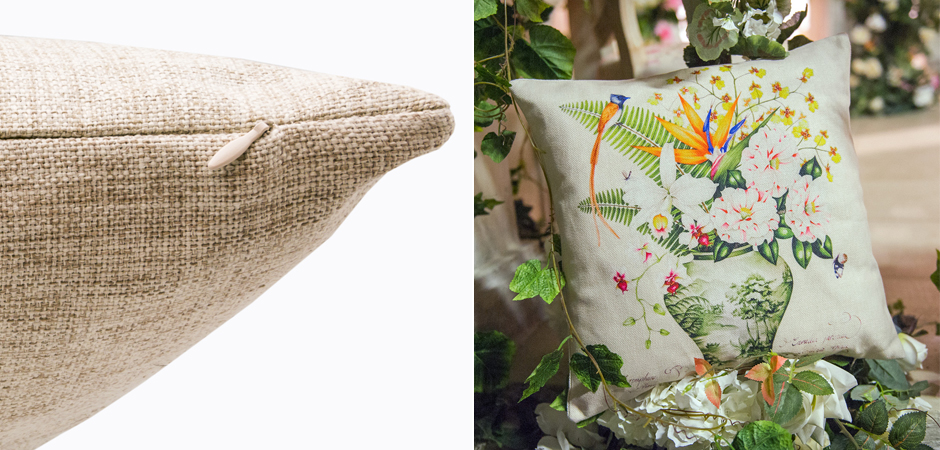 Декоративная подушка Bouquet with Strelitzia Pillow Декоративная подушка Bouquet with Strelitzia Pillow - Loft-Concept в Омске