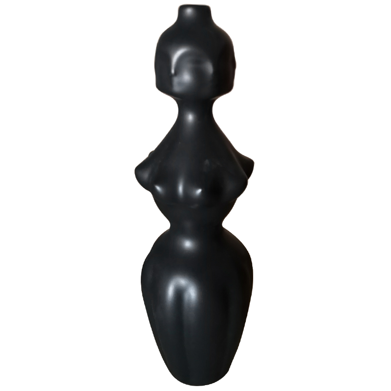 Декоративная ваза OLYMPIA VASE Black Vase Черный в Омске | Loft Concept 