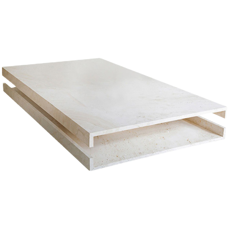 Кофейный стол Allen Travertine Coffee Table Бежевый в Омске | Loft Concept 