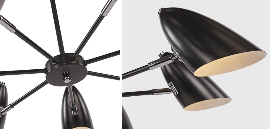 Люстра Retro Future Black - Loft-Concept в Омске