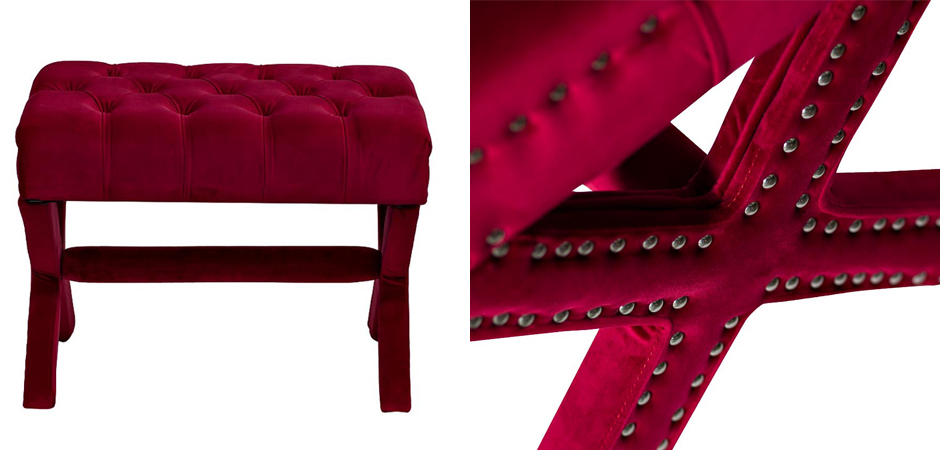 Пуф X Bench Capitone Ruby Пуф X Bench Capitone Ruby - Loft-Concept в Омске