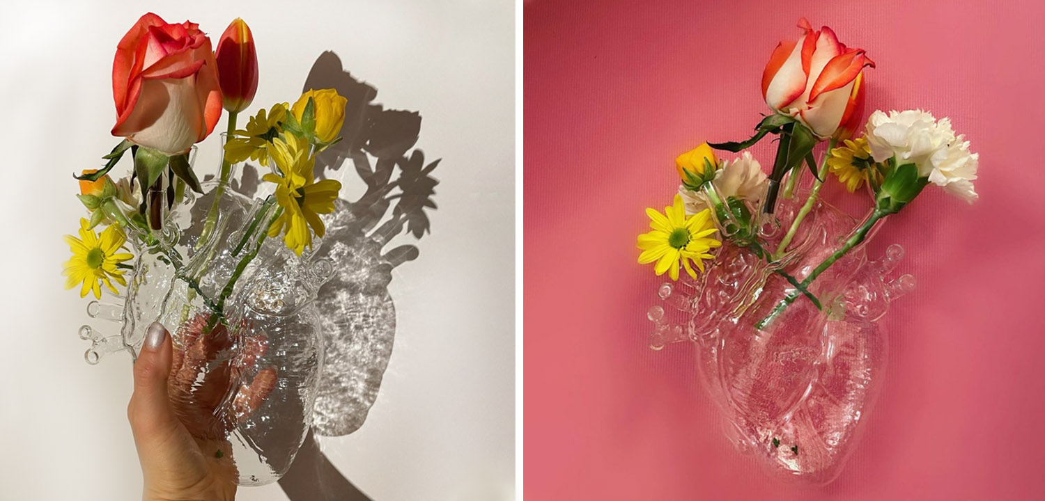Ваза Seletti Love in Bloom Glass - фото