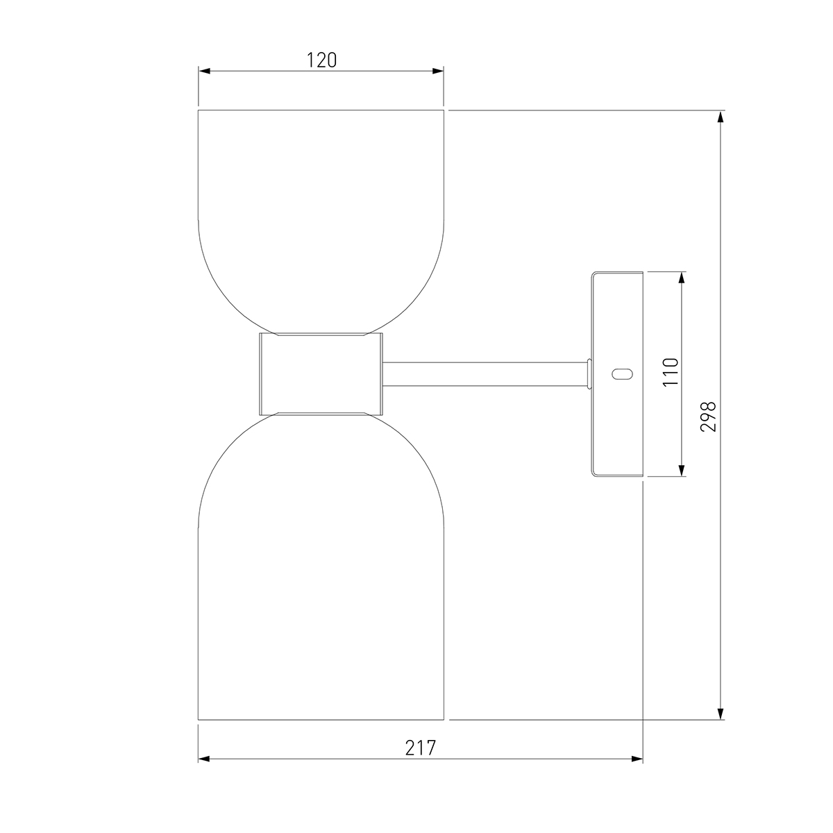 Бра Light maker studio Sconce white and smok brass в Омске