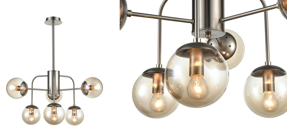 Люстра Amber Balls Chandelier 6 Люстра Amber Balls Chandelier 6 - Loft-Concept в Омске