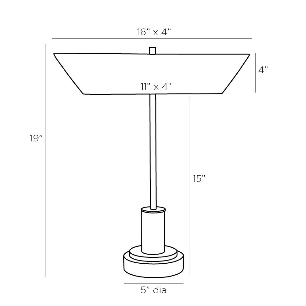 Дизайнерская настольная лампа LANSING LAMP в Омске