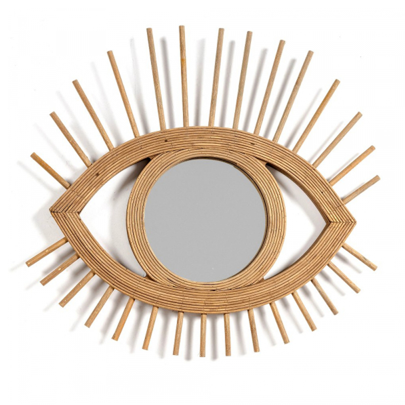 Зеркало Mirror Wooden Eye Коричневый в Омске | Loft Concept 